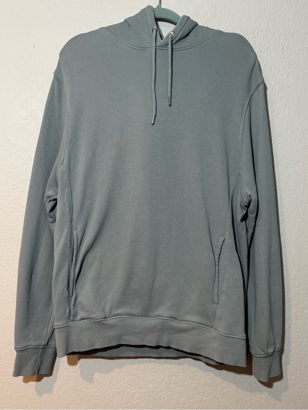 H&M - Light Blue/Dusty Blue Regular Fit Hoodie Size XL